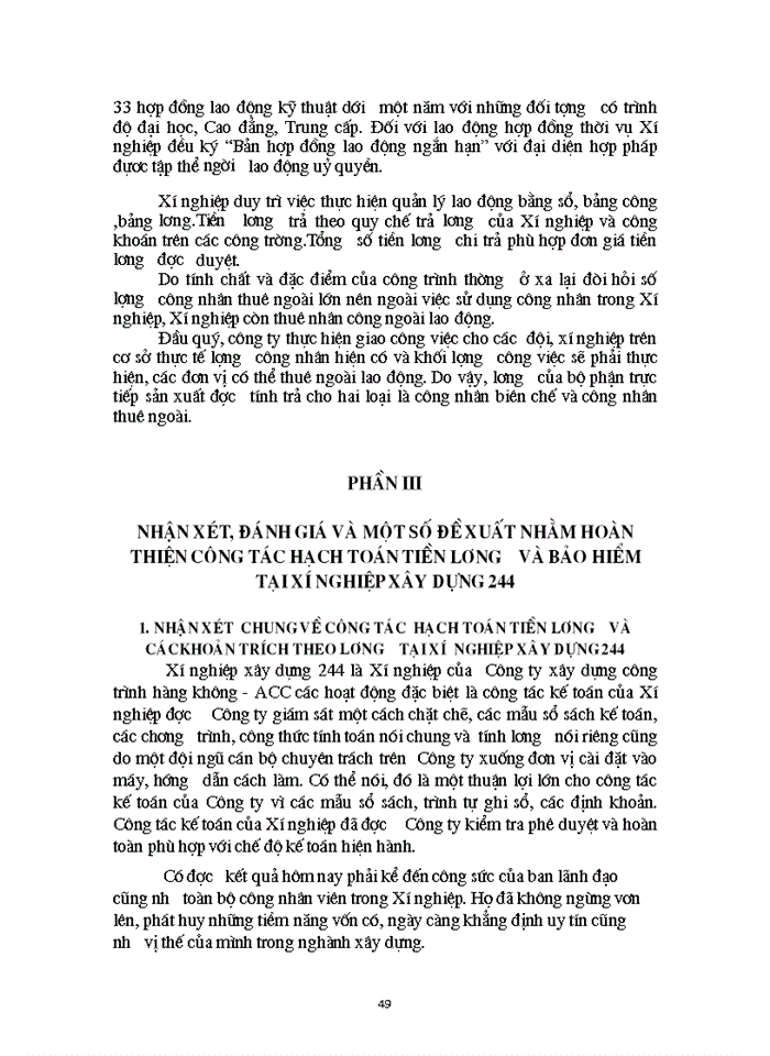 image for page Hạch toán tiền lương và các khoản trích theo lương tại Xí nghiệp Xây dựng 244