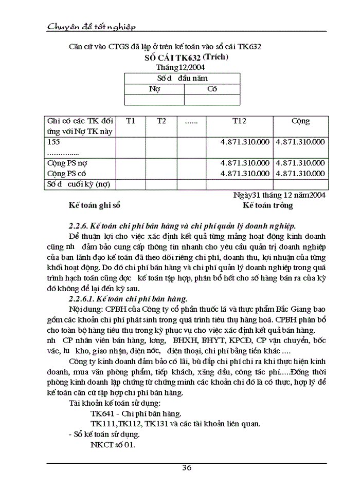 image for page Tổ chức Kế toán bán hàng và xác định kết quả bán hàng ở Công ty cổ phần thuốc lá và chế biến thực phẩm Bắc Giang