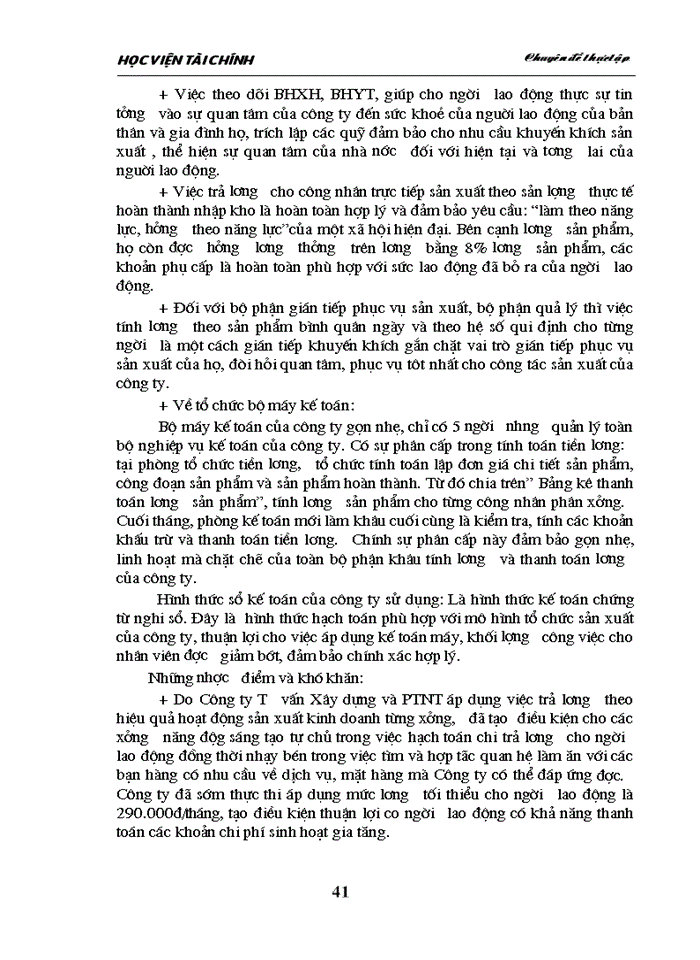 image for page Hoàn thiện tổ chức công tác Kế toán tiền lương và các khoản trích theo lương tại Công ty Tư vấn Xây dựng và Phát triển Nông thôn