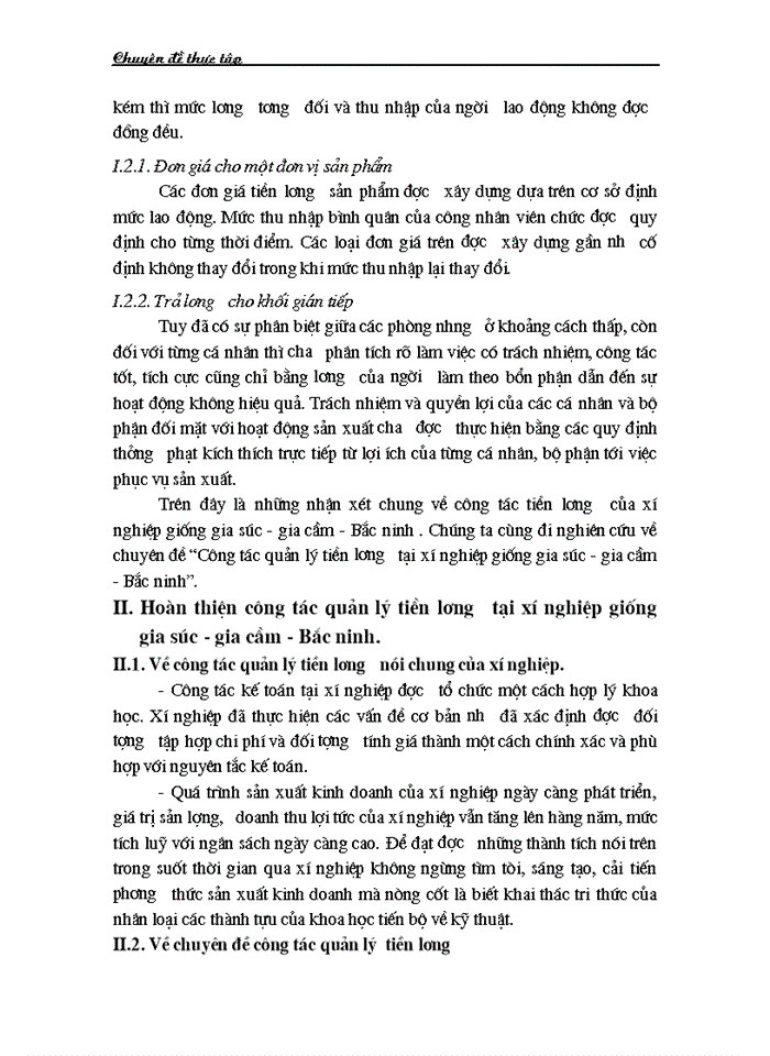 image for page Công tác quản lý tiền lương tại Xí nghiệp giống gia súc - gia cầm - Bắc ninh