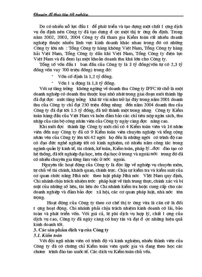 image for page Thực trạng Kiểm toán khoản mục Tài sản cố định trong Kiểm toán Báo cáo tài chính do Công ty Trách nhiệm Hữu hạn Kiểm toán và Tư vấn tài chính quốc tế IFC thực hiện