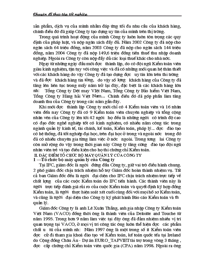 image for page Thực trạng Kiểm toán khoản mục Tài sản cố định trong Kiểm toán Báo cáo tài chính do Công ty Trách nhiệm Hữu hạn Kiểm toán và Tư vấn tài chính quốc tế IFC thực hiện