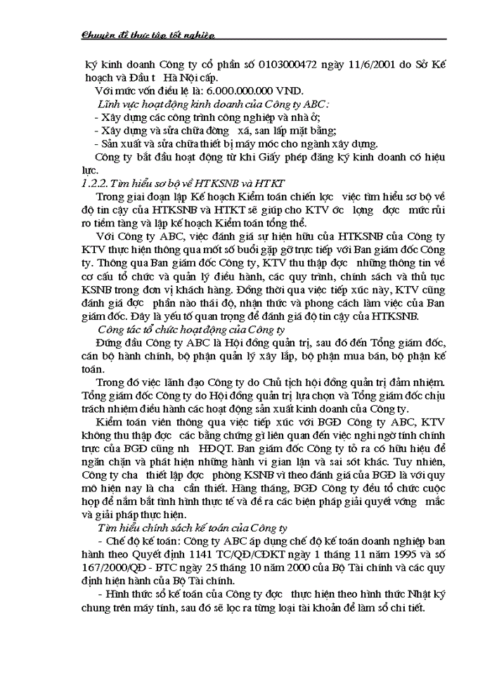 image for page Thực trạng Kiểm toán khoản mục Tài sản cố định trong Kiểm toán Báo cáo tài chính do Công ty Trách nhiệm Hữu hạn Kiểm toán và Tư vấn tài chính quốc tế IFC thực hiện