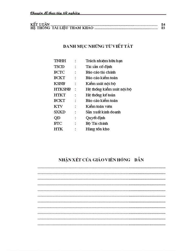 image for page Thực trạng Kiểm toán khoản mục Tài sản cố định trong Kiểm toán Báo cáo tài chính do Công ty Trách nhiệm Hữu hạn Kiểm toán và Tư vấn tài chính quốc tế IFC thực hiện