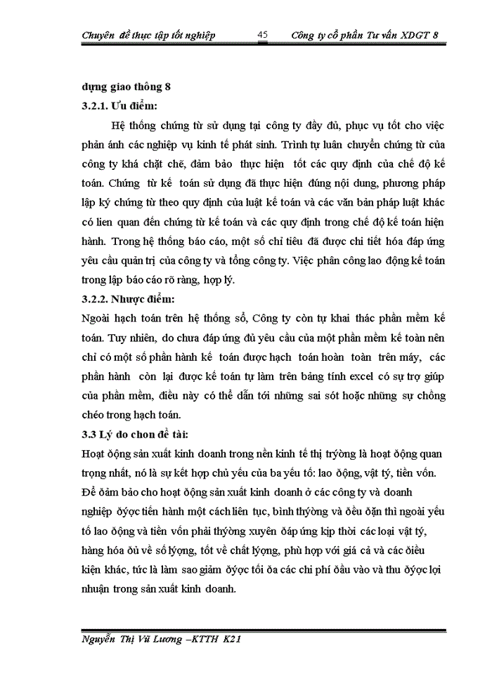 image for page Tổ chức bộ máy Kế toán và hệ thống Kế toán tại Công ty cổ phần Tư vấn Xây dựng giao thông 8