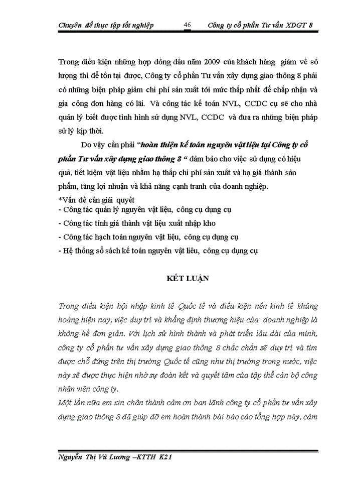 image for page Tổ chức bộ máy Kế toán và hệ thống Kế toán tại Công ty cổ phần Tư vấn Xây dựng giao thông 8