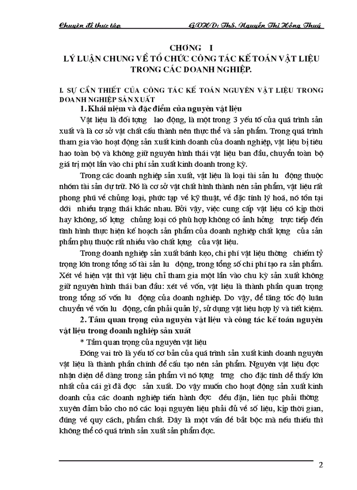 image for page Hoàn thiện hạch toán Nguyên vật liệu tại Công ty Cổ phần Bánh kẹo Hải Châu