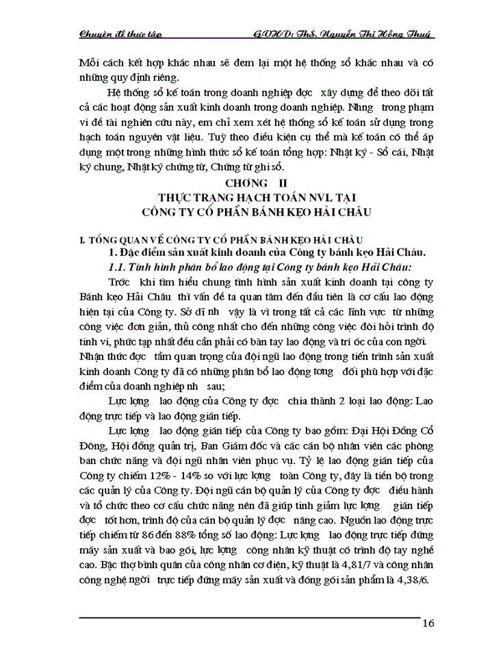 image for page Hoàn thiện hạch toán Nguyên vật liệu tại Công ty Cổ phần Bánh kẹo Hải Châu