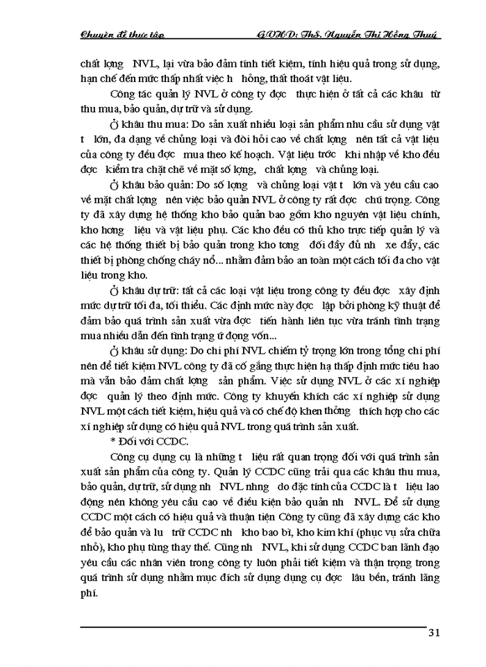 image for page Hoàn thiện hạch toán Nguyên vật liệu tại Công ty Cổ phần Bánh kẹo Hải Châu