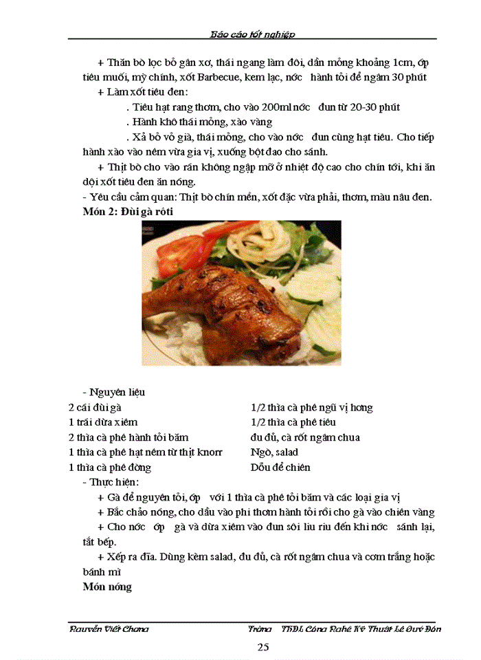 image for page Báo cáo thực tập tốt nghiệp tại nhà hàng khách sạn cầu Âm 2