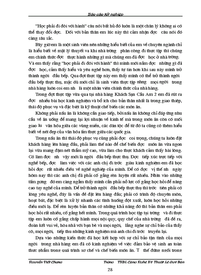 image for page Báo cáo thực tập tốt nghiệp tại nhà hàng khách sạn cầu Âm 2