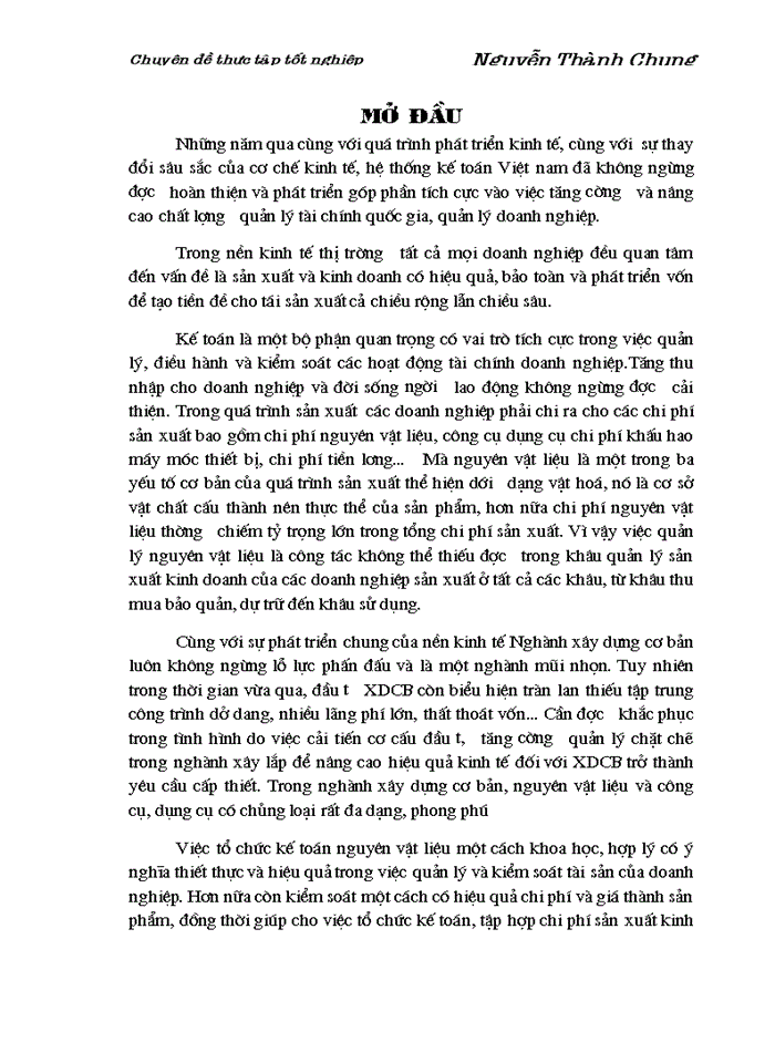 image for page Hoàn thiện công tác Kế toán Nguyên vật liệu và Công cụ dụng cụ tại Công ty cổ phần Xây dựng và Thương mại127