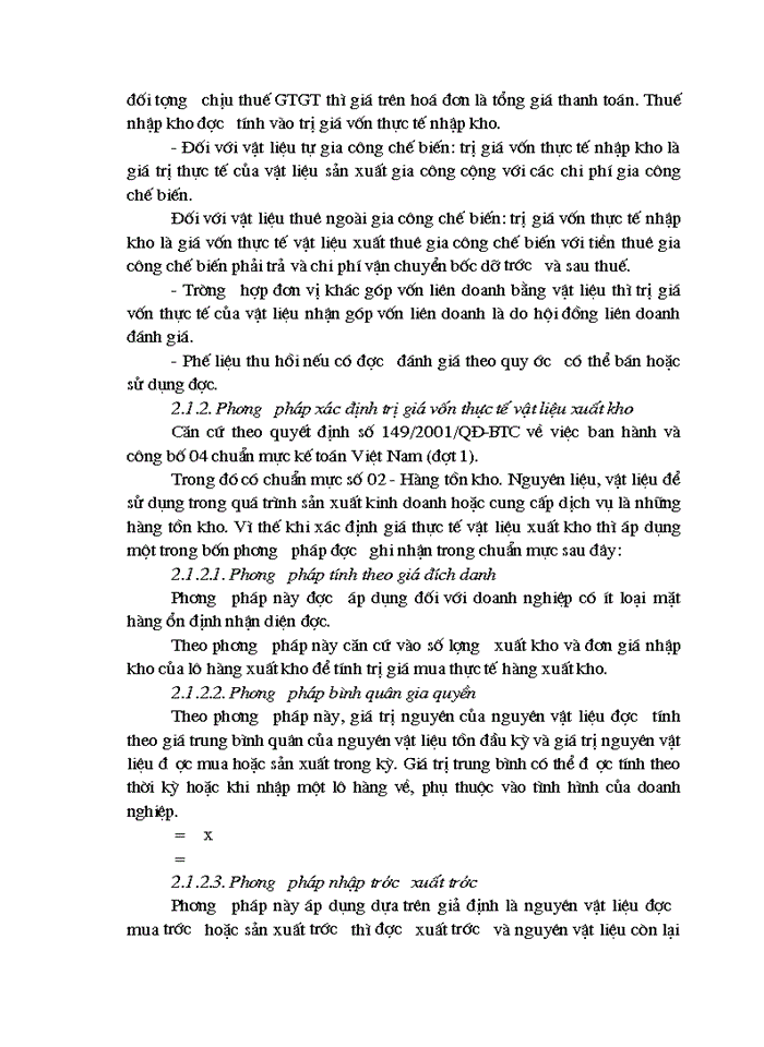 image for page Tổ chức Kế toán Nguyên vật liệu và phân tích tình hình quản lý sử dụng Nguyên vật liệu tại Xí nghiệp may Minh Hà