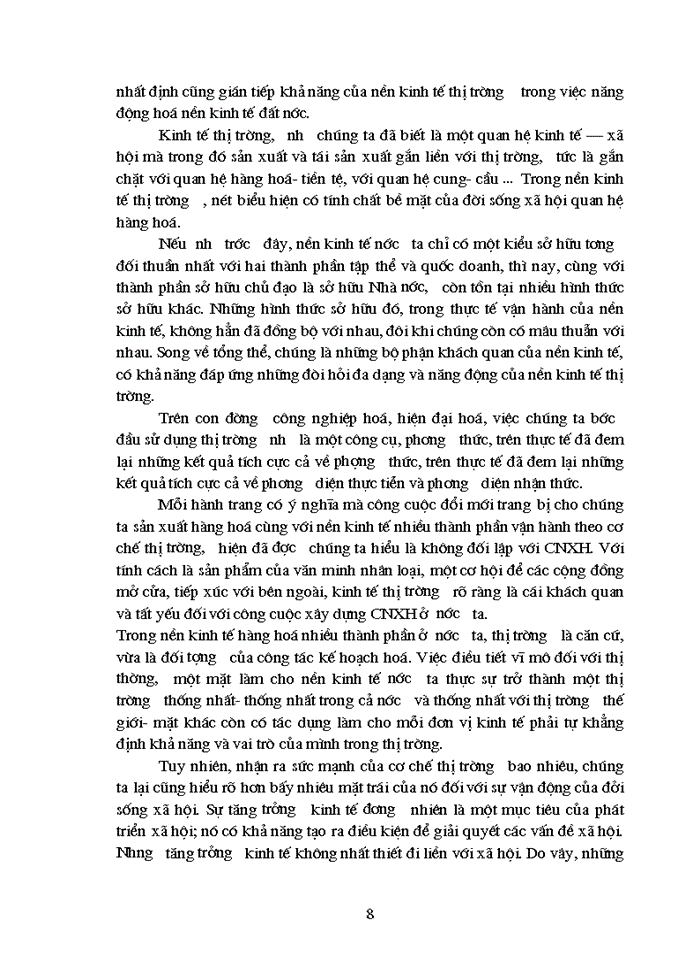 image for page Triết mác Mâu thuẫn biện chứng trong quá trình Xây dựng nền Kinh tế Thị trường theo định hướng Xã hội Chủ nghĩa ở Việt Nam