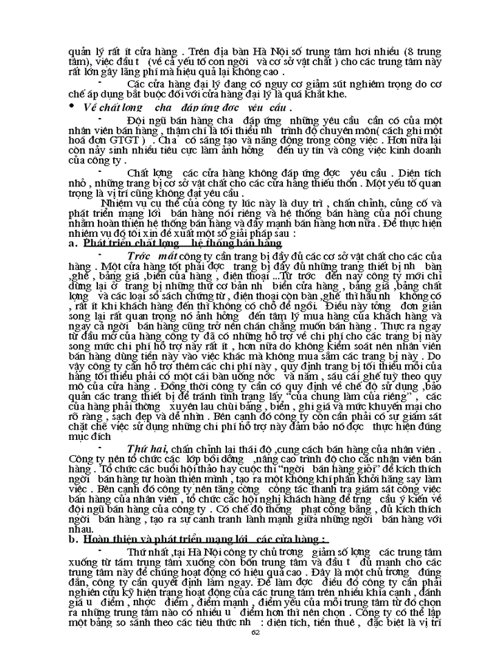 image for page Phương hướng phát triển và Một số biện pháp nhằm đẩy mạnh hoạt động bán hàng của Công ty vật tư kỹ thuật Xi măng