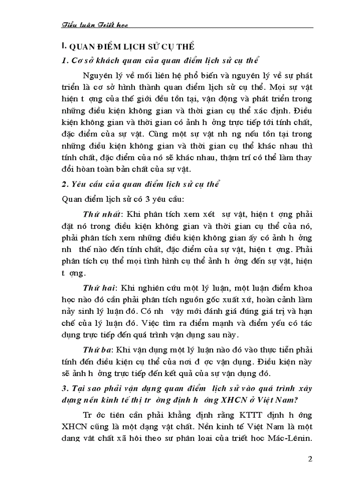 image for page Triết mác Quan điểm Lịch sử cụ thể với công cuộc đối mới kinh tế ở Việt Nam hiện nay