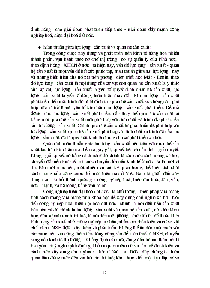 image for page Triết mác Mâu thuẫn biện chứng và biểu hiện của nó trong quá trình Xây dựng nền Kinh tế Thị trường ở Việt Nam