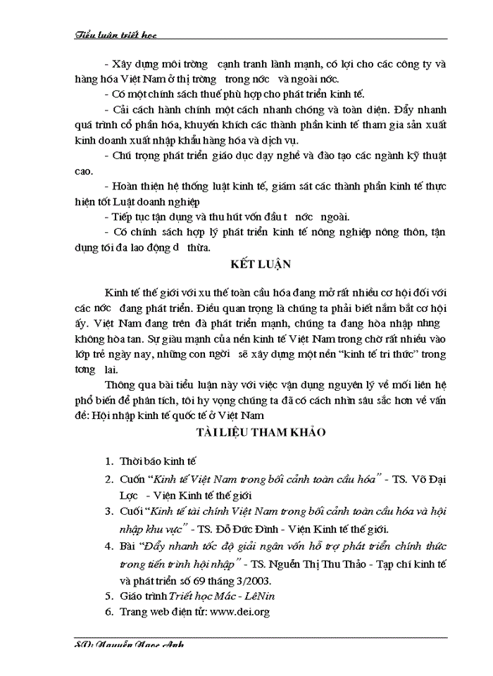 image for page Triết mác Tiểu luận triết học