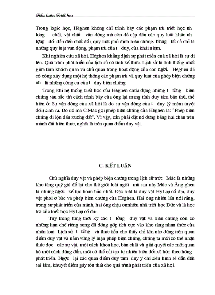image for page Triết mác Phân tích những thành tựu và hạn chế của phép biện chứng và chủ nghĩa duy vật trước Mác