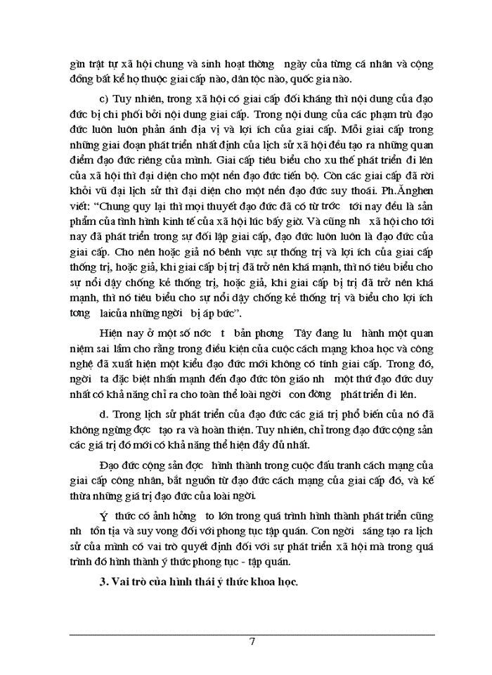 image for page Triết mác Ý thức và vai trò của ý thức trong đời sống Xã hội