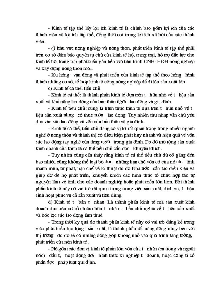 image for page Triết mác Cơ sở lí luận của việc phát triển kinh tế hàng hóa nhiều thành phần trong thời kỳ quá độ