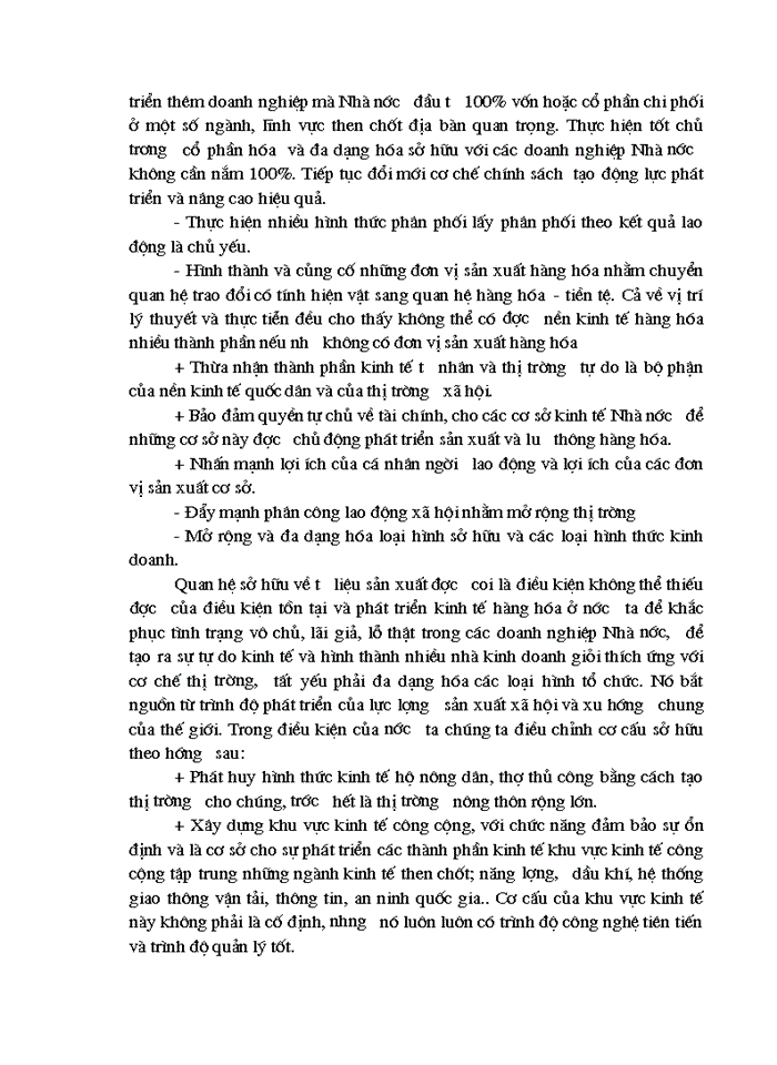 image for page Triết mác Cơ sở lí luận của việc phát triển kinh tế hàng hóa nhiều thành phần trong thời kỳ quá độ