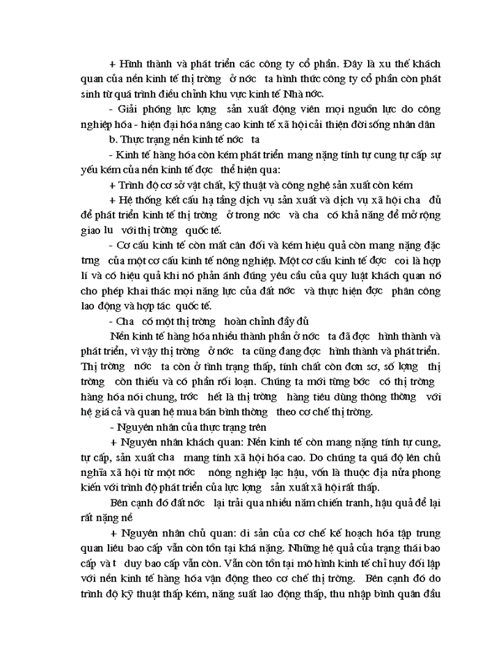 image for page Triết mác Cơ sở lí luận của việc phát triển kinh tế hàng hóa nhiều thành phần trong thời kỳ quá độ