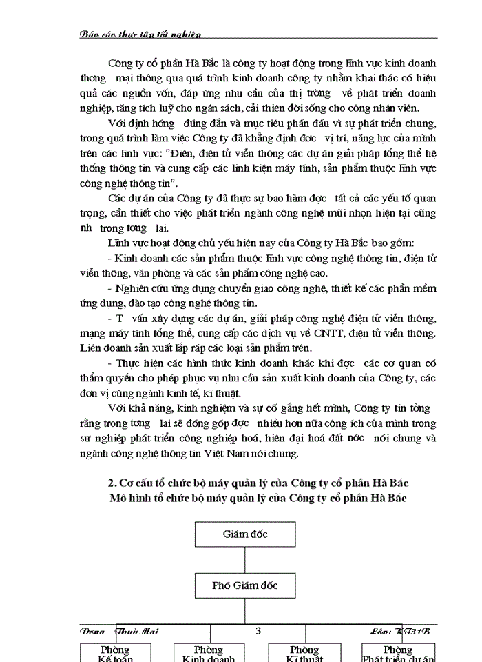 image for page Báo cáo thực tập tốt nghiệp tại Công ty cổ phần Hà Bắc