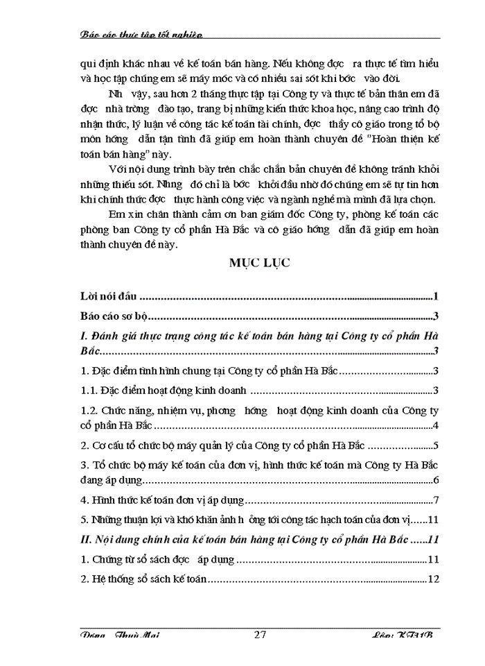 image for page Báo cáo thực tập tốt nghiệp tại Công ty cổ phần Hà Bắc