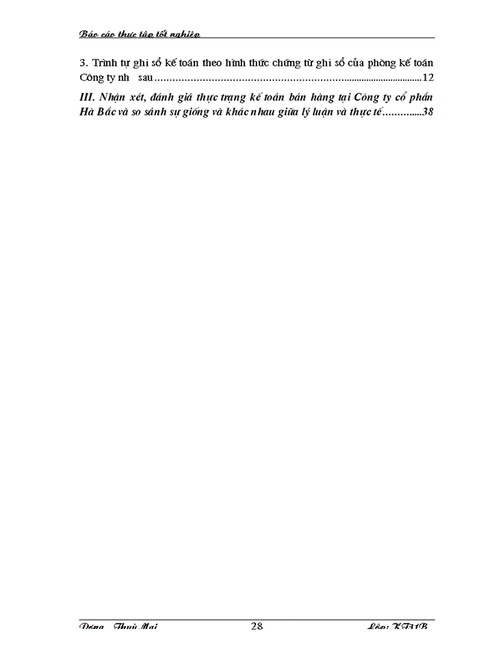 image for page Báo cáo thực tập tốt nghiệp tại Công ty cổ phần Hà Bắc