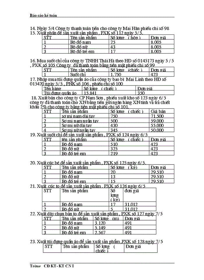 image for page THS Thực trạng công tác hạch toán Kế toán tổng hợp tại Công ty dệt len Mùa Đông