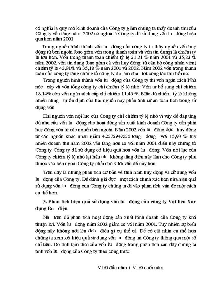 image for page Vốn lưu động và các biện pháp nâng cao hiệu quả sử dụng Vốn lưu động tại Công ty Vật liệu Xây dựng Bưu điện