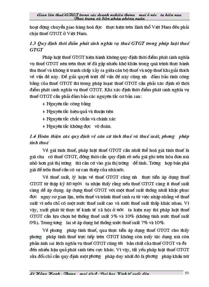 image for page THS Gian lận thuế Giá trị gia tăng trong các doanh nghiệp Thương mại ở Việt Nam hiện nay và biện pháp phòng ngừa