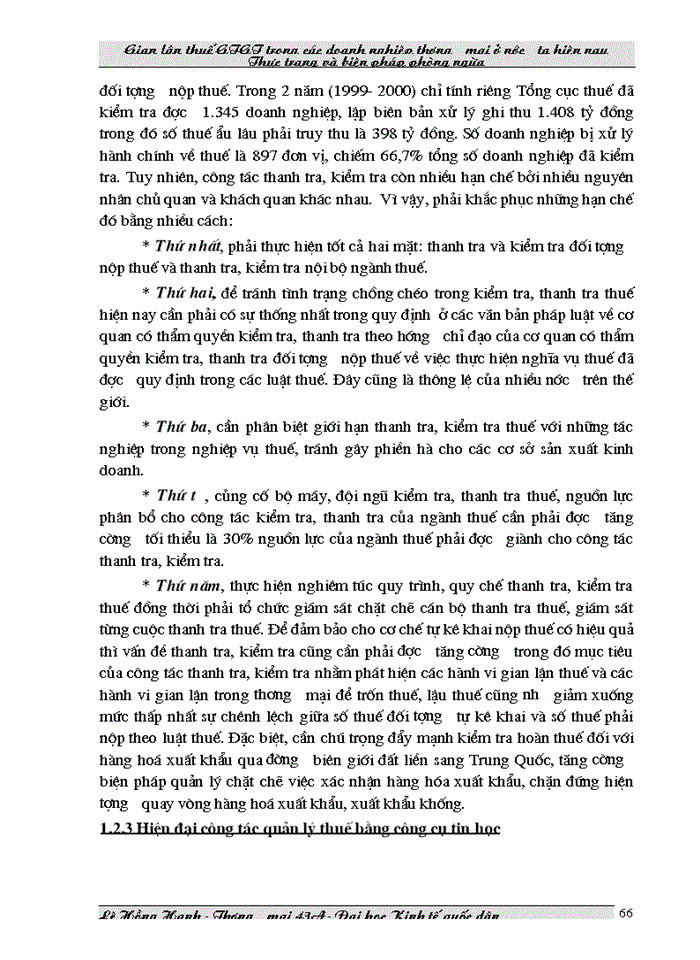 image for page THS Gian lận thuế Giá trị gia tăng trong các doanh nghiệp Thương mại ở Việt Nam hiện nay và biện pháp phòng ngừa