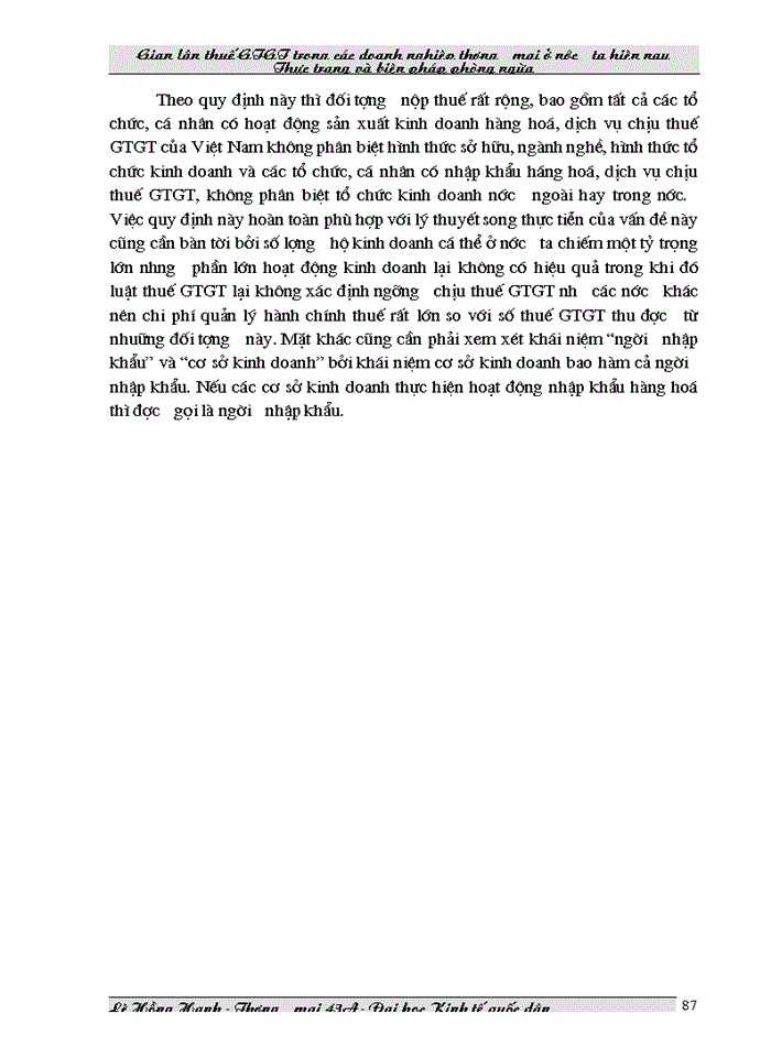 image for page THS Gian lận thuế Giá trị gia tăng trong các doanh nghiệp Thương mại ở Việt Nam hiện nay và biện pháp phòng ngừa