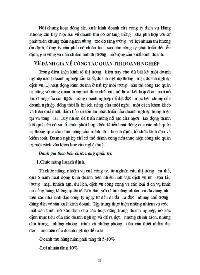 image for page Phân tích hoạt động Sản xuất Kinh doanh của Công ty dịch vụ Hàng Không sân bay Nội Bài