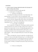 Cơ sở lý luận của hoạt động huy động vốn cho đầu tư phát cơ sở hạ tầng đô thị