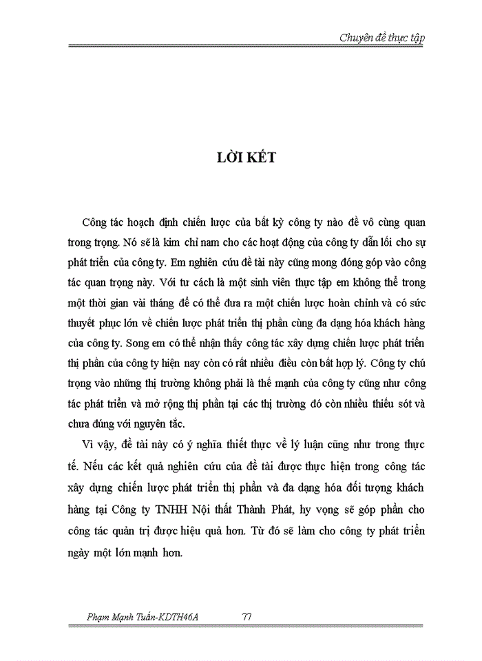 image for page Chiến lược mở rộng thị phần và đa dạng hóa đối tượng khách hàng tại Công ty Trách nhiệm Hữu hạn Nội thất Thành Phát