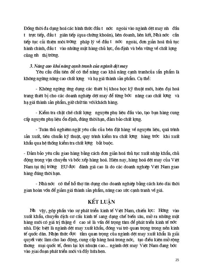 image for page Xuất khẩu hàng dệt may Việt Nam sang EU sau khi gia nhập WTO