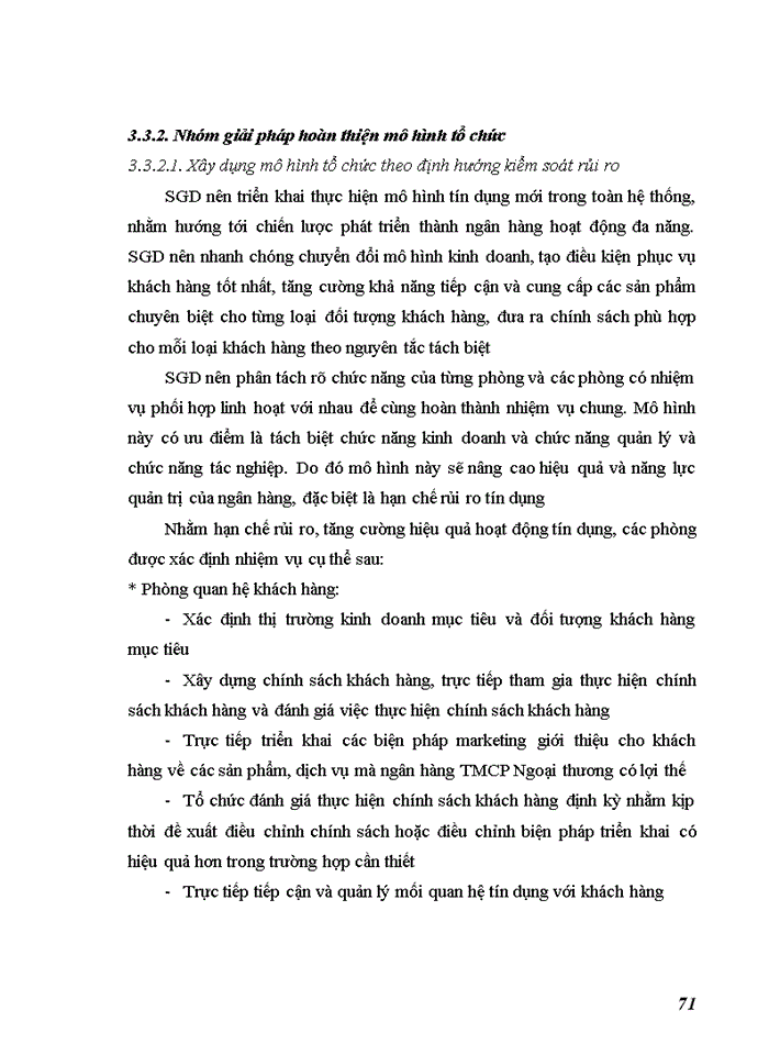 image for page Quản lý rủi ro tín dụng tại Sở giao dịch Ngân hàng thương mại cổ phần Ngoại thương Việt Nam