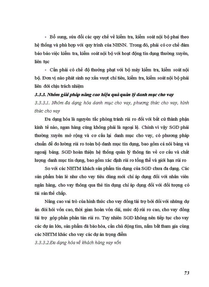 image for page Quản lý rủi ro tín dụng tại Sở giao dịch Ngân hàng thương mại cổ phần Ngoại thương Việt Nam