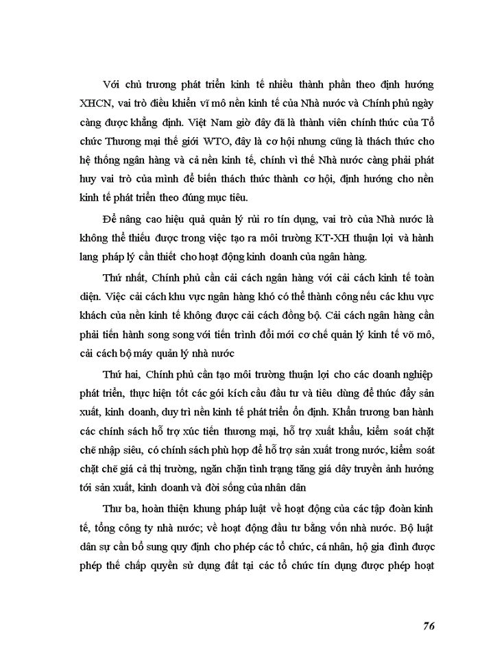 image for page Quản lý rủi ro tín dụng tại Sở giao dịch Ngân hàng thương mại cổ phần Ngoại thương Việt Nam