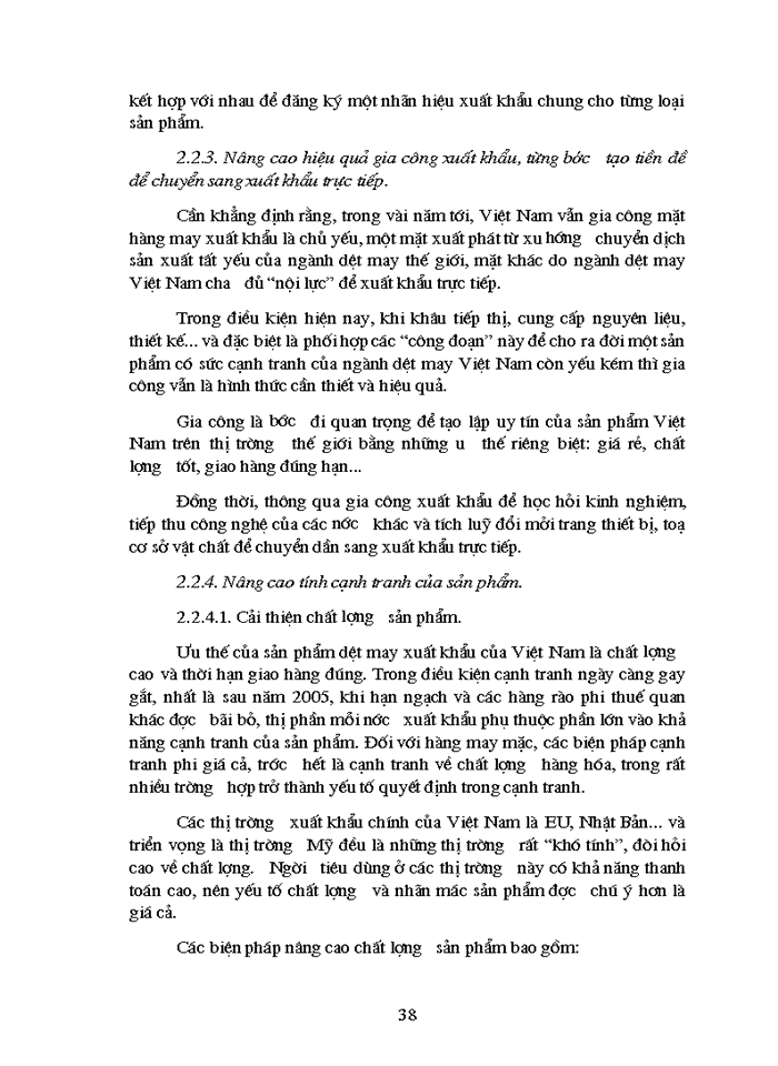 image for page Giải pháp thúc đẩy hoạt động Kinh doanh Xuất nhập khẩu của Công ty May Chiến Thắng