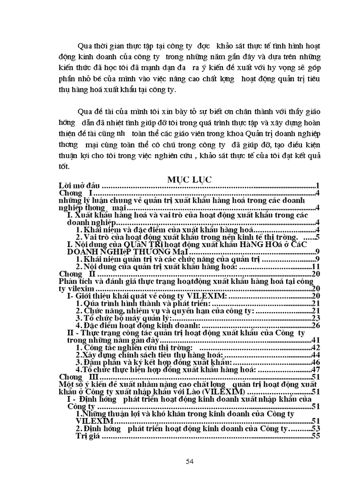 image for page Một số Giải pháp nhằm nâng cao chất lượng quản trị hoạt động Xuất khẩu của Công ty Xuất nhập khẩu với Lào VILEXIM
