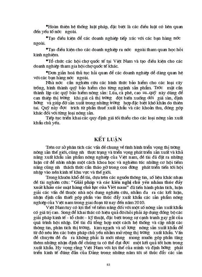 image for page THS Biện pháp thúc đẩy Xuất khẩu nhóm mặt hàng nông sản chủ lực của Việt Nam