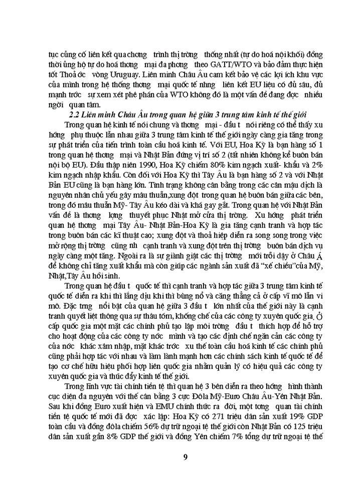 image for page Giải pháp thúc đẩy hoạt động Xuất khẩu Hàng hóa của Việt Nam sang thị trường EU giai đoạn 2001 2010