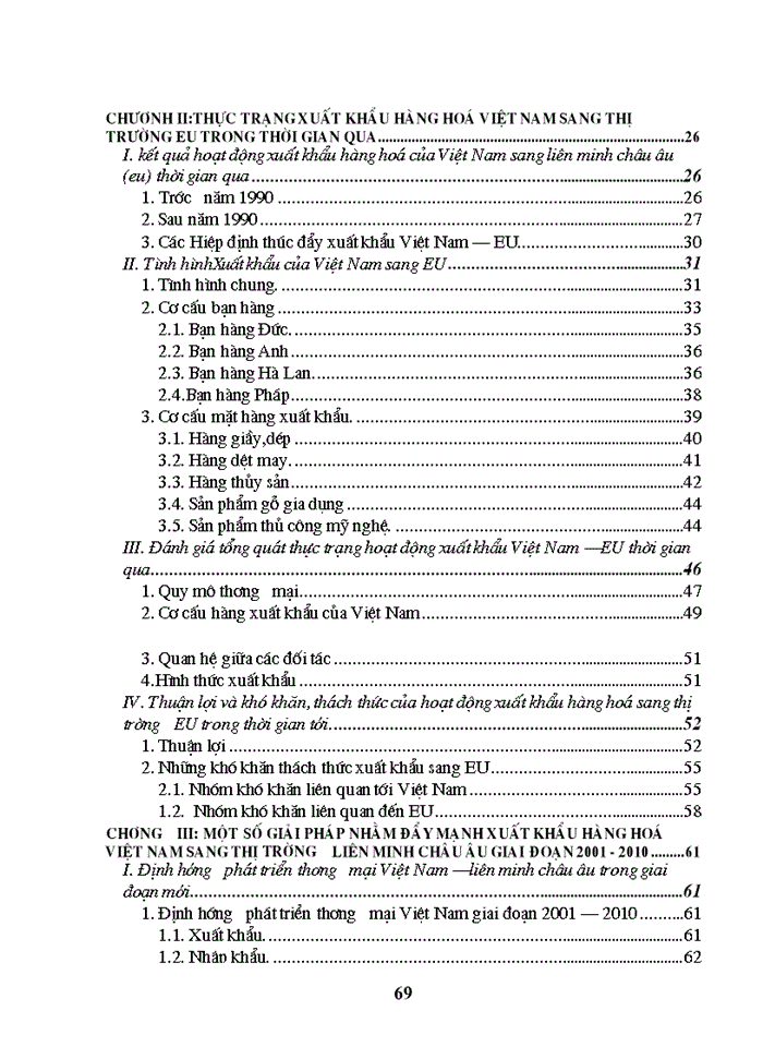 image for page Giải pháp thúc đẩy hoạt động Xuất khẩu Hàng hóa của Việt Nam sang thị trường EU giai đoạn 2001 2010