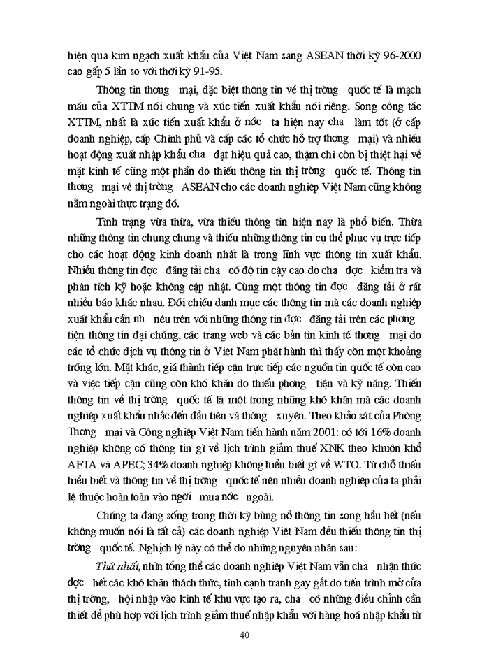 image for page Thực trạng Xuất khẩu Hàng hóa và hoạt động xúc tiến Thương mại của Việt Nam sang thị trường ASEAN