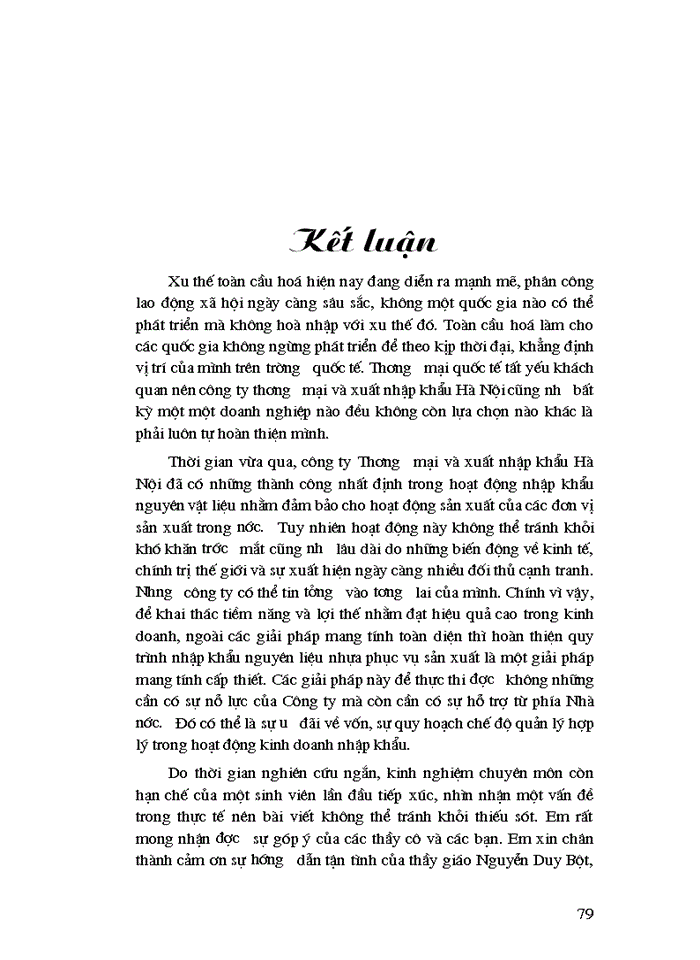 image for page THS Hoạt động Nhập khẩu nguyên liệu nhựa phục vụ sản xuất trong nước tại Công ty Thương mại và Xuất nhập khẩu Hà Nội thực trạng và giải pháp