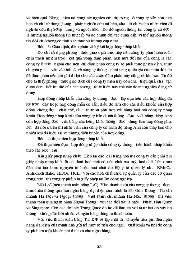 image for page THS Hoạt động Nhập khẩu của Công ty Trách nhiệm Hữu hạn Thương mại và sản xuất Việt Trung thực trạng và Giải pháp